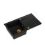 Quadron Evan 111 Zlewozmywak granitowy jednokomorowy 86x50 cm czarny/miedziany HCQE8650U7_PVDC1_P2O - zdjęcie 2