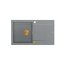 Quadron Evan 111 Zlewozmywak granitowy jednokomorowy 86x50 cm szary/miedziany HCQE8650U5_PVDC1_P2O - zdjęcie 1