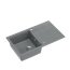 Quadron Evan 111 Zlewozmywak granitowy jednokomorowy 86x50 cm szary/stalowy HCQE8650U5_BS_P2O - zdjęcie 2
