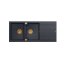 Quadron Evan 121 Zlewozmywak granitowy dwukomorowy 116x50 cm grafitowy/miedziany HQE11650U8_PVDC1_P2O - zdjęcie 2