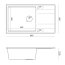 Quadron Evan 136 XL Zlewozmywak granitowy jednokomorowy 86x50 cm beżowy pearl beige/miedziany PVD HCQE58650U2_PVDC1_P2O - zdjęcie 3