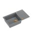 Quadron Evan 136 Zlewozmywak granitowy jednokomorowy 86x50 cm szary/miedziany HCQE58650U5_PVDC1_P2O - zdjęcie 2