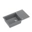 Quadron Evan 136 Zlewozmywak granitowy jednokomorowy 86x50 cm szary/stalowy HCQE58650U5_BS_P2O - zdjęcie 2