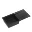 Quadron Evan 146 Zlewozmywak granitowy jednokomorowy 100x50 cm czarny HCQE10050U7_BLM_P2O - zdjęcie 2