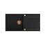 Quadron Evan 146 Zlewozmywak granitowy jednokomorowy 100x50 cm czarny/miedziany HCQE10050U7_PVDC1_P2O - zdjęcie 1