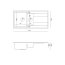 Quadron Evan 156 Zlewozmywak granitowy póltorakomorowy 100x50 cm czarny/miedziany HQE510050U7_PVDC1_P2O - zdjęcie 3