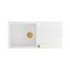 Quadron Evan 146 Zlewozmywak granitowy półtorakomorowy 100x50 cm biały/miedziany HQE510050U1_PVDC1_P2O - zdjęcie 1