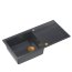 Quadron Evan 146 Zlewozmywak granitowy jednokomorowy100x50 cm czarny/miedziany HCQE10050U8_PVDC1_P2O - zdjęcie 2