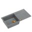 Quadron Evan 146 Zlewozmywak granitowy jednokomorowy 100x50 cm szary/miedziany HCQE10050U5_PVDC1_P2O - zdjęcie 2