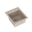 Quadron Johnny 100 Zlewozmywak granitowy jednokomorowy 43x50 cm beżowy/stalowy HCQJ4350BEZK - zdjęcie 2