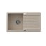 Quadron Johnny 111 Zlewozmywak granitowy jednokomorowy 77x44 cm beżowy/stal HCQJ7744BEZK - zdjęcie 1