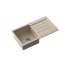 Quadron Johnny 111 Zlewozmywak granitowy jednokomorowy 77x44 cm beżowy/stal HCQJ7744BEZK - zdjęcie 2