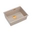 Quadron Logan 100 Zlewozmywak granitowy jednokomorowy 56x45 cm beżowy pearl beige/miedziany PVD HQJ6045U2_PVDC1_U - zdjęcie 1