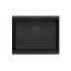 Quadron Logan 100 Zlewozmywak granitowy jednokomorowy 56x45 cm czarny mat HQJ6045U7_BLM_U - zdjęcie 2
