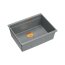 Quadron Logan 100 Zlewozmywak granitowy jednokomorowy 56x45 cm szary/miedziany HQJ6045U5_PVDC1_U - zdjęcie 1