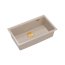 Quadron Logan 110 Zlewozmywak granitowy jednokomorowy podwieszany 76x45 cm beżowy pearl beige/miedziany PVD HQD7644U2_PVDC1_U - zdjęcie 1