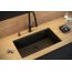 Quadron Logan 110 Zlewozmywak granitowy jednokomorowy 76x44 cm czarny mat HQD7644U7_BLM_U - zdjęcie 4