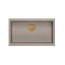 Quadron Logan 110 Zlewozmywak granitowy jednokomorowy 76x44 cm szarobeżowy/miedziany HQD7644U4_PVDC1_I - zdjęcie 2