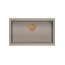 Quadron Logan 110 Zlewozmywak granitowy jednokomorowy 76x44 cm szarobeżowy/miedziany HQD7644U4_PVDC1_U - zdjęcie 2