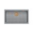 Quadron Logan 110 Zlewozmywak granitowy jednokomorowy 76x44 cm szary/miedziany HQD7644U5_PVDC1_U - zdjęcie 2