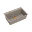 Quadron Marc 110 FM Zestaw zlewozmywak granitowy jednokomorowy 75x49 cm + syfon + dozownik + deska szarobeżowy/miedziany HQM7650U4_FM_PVDC1 - zdjęcie 4