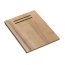 Quadron Marc 110 Zestaw zlewozmywak granitowy jednokomorowy 76x50 cm + syfon + dozownik + wkładka ociekowa + deska szarobeżowy/miedziany HQM7650U4_PVDC1 - zdjęcie 7