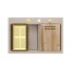 Quadron Marc 120 Zestaw Zlewozmywak granitowy dwukomorowy 76x50 cm + syfon + dozownik + deska + wkładka ociekowa beżowy pearl beige/złoty PVD HQC7650U2_PVDG1 - zdjęcie 4
