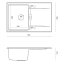Quadron Owen 111 Zlewozmywak granitowy jednokomorowy 76x50 cm biały/miedziany HQO7650U1_PVDC1 - zdjęcie 3