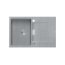 Quadron Owen 111 Zlewozmywak granitowy jednokomorowy 76x50 cm szary/stal szczotkowana HQO7650U5_BS - zdjęcie 2