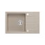 Quadron Peter 111 Zlewozmywak granitowy jednokomorowy 78x50 cm beżowy pearl beige HCQP7850BEZP - zdjęcie 2