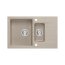 Quadron Peter 156 Zlewozmywak granitowy półtorakomorowy 78x50 cm beżowy pearl beige HCQP57850BEZP - zdjęcie 2