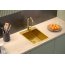 Quadron Russel 90 Zlewozmywak stalowy jednokomorowy 50x40 cm złoty HB4050PVDBSG1 - zdjęcie 4