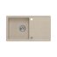 Quadron Tony 111 Zlewozmywak granitowy jednokomorowy 78x45 cm beżowy river sand HTO7845BEK - zdjęcie 2