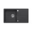 Quadron Tony 111 Zlewozmywak granitowy jednokomorowy 78x45 cm czarny black dotted HTO7845CZK - zdjęcie 2
