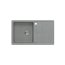 Quadron Tony 111 Zlewozmywak granitowy jednokomorowy 78x45 cm szary silver stone HTO7845SZK - zdjęcie 2