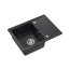 Quadron Tony 116 Zlewozmywak granitowy jednokomorowy 60x45 cm czarny black dotted HTO6045CZK - zdjęcie 1