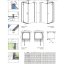 Radaway Almatea KDJ+S/2L Kabina prysznicowa 80x80x195 cm wersja lewa profile chrom szkło przejrzyste z powłoką EasyClean 31532-01-01L1+31532-01-01L2 - zdjęcie 3