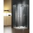 Radaway Almatea PDD 100 Kabina prysznicowa półokrągła 100x100x195 cm, profile chrom, szkło brązowe z powłoką EasyClean 30522-01-08N - zdjęcie 1