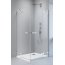 Radaway Arta KDD II Drzwi prysznicowe wahadłowe 100x200 cm ze ścianką stałą lewe 386455-03-01L+386172-03-01L - zdjęcie 1