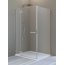Radaway Arta KDJ II Drzwi prysznicowe 120x200 cm ze ścianka stałą, wersja lewa, profile Chrome+, szkło przezroczyste 386457-03-01L/386042-03-01L - zdjęcie 1