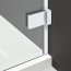 Radaway Arta KDJ II Drzwi prysznicowe 120x200 cm ze ścianka stałą, wersja lewa, profile Chrome+, szkło przezroczyste 386457-03-01L/386042-03-01L - zdjęcie 7