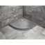 Radaway Doros A Compact Brodzik półokrągły 90x90 cm stone antracytowy SDRA9090-05-64S - zdjęcie 4