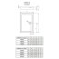 Radaway Doros D Compact Brodzik prostokątny 100x90 cm, biały SDRD1090-05 - zdjęcie 2