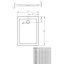 Radaway Doros F Brodzik prostokątny 90x70 cm stone czarny SDRF9070-01-54S - zdjęcie 3