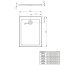 Radaway Doros Plus F Brodzik prostokątny 100x80 cm, biały SDRFP1080-01 - zdjęcie 2