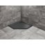 Radaway Doros PT Brodzik pięciokątny 80x80 cm stone czarny SDRPT8080-01-54S - zdjęcie 4