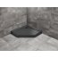 Radaway Doros PT Compact Brodzik pięciokątny 80x80 cm stone czarny SDRPT8080-05-54S - zdjęcie 4