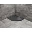 Radaway Doros PT E Brodzik pięciokątny 100x90 cm lewy stone czarny SDRPT1090-01-54SL - zdjęcie 4