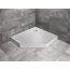 Radaway Doros PT E Compact Brodzik pięciokątny 100x80 cm lewy stone biały SDRPTP1080-05-04SL - zdjęcie 4