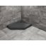 Radaway Doros PT E Compact Brodzik pięciokątny 100x80 cm lewy stone czarny SDRPTP1080-05-54SL - zdjęcie 4
